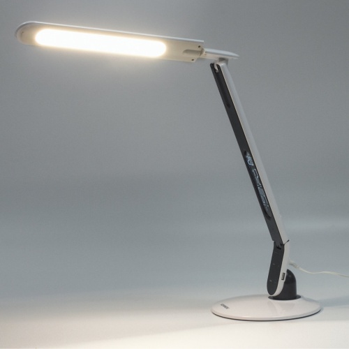 Лампа настольная светодиодная Sonnen BR-898A, на подставке, с часами 236661 фото 4